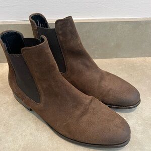 Men's Brown Suede Chelsea Boots